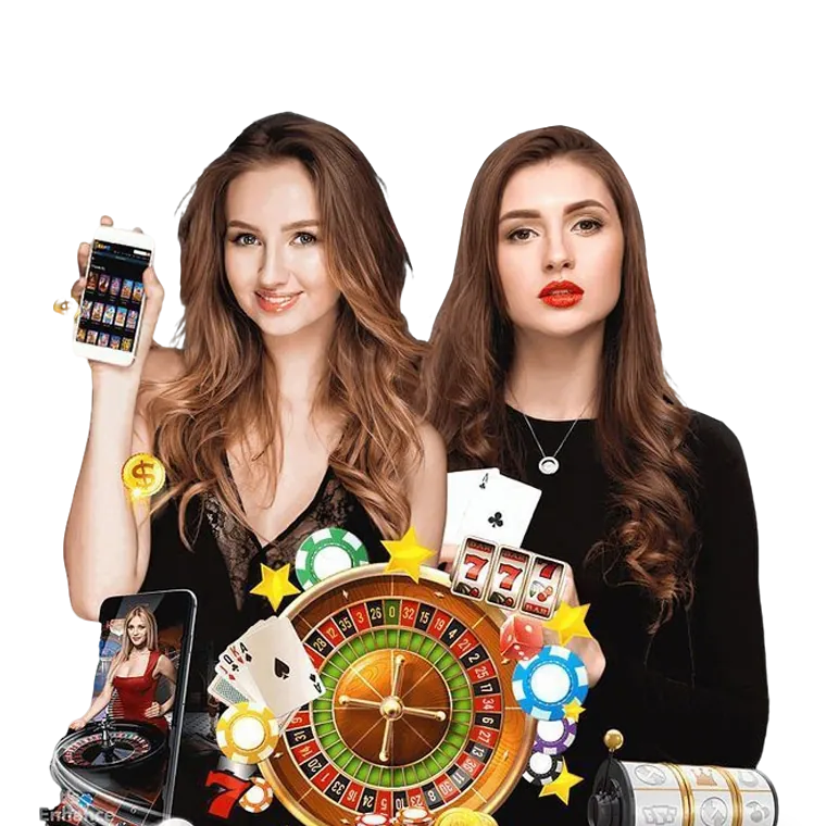 Professional live casino dealer interacting with players